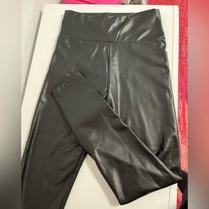Black Leather Leggings